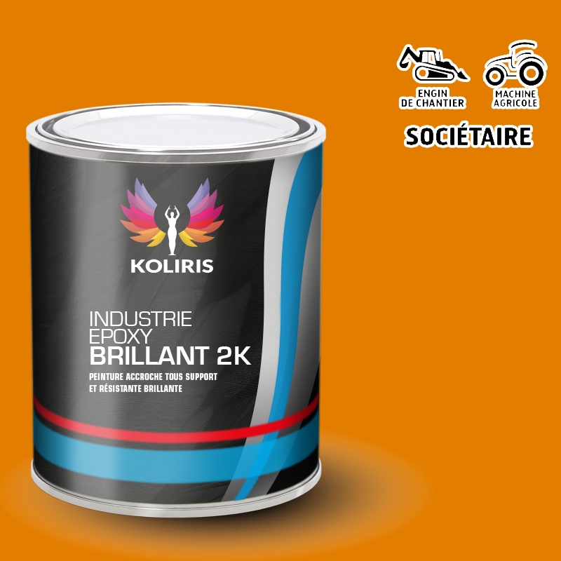 Peinture époxy 2K brillant Agricole et Engin de chantier