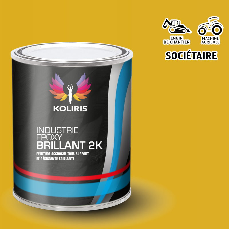 Peinture époxy 2K brillant Agricole et Engin de chantier